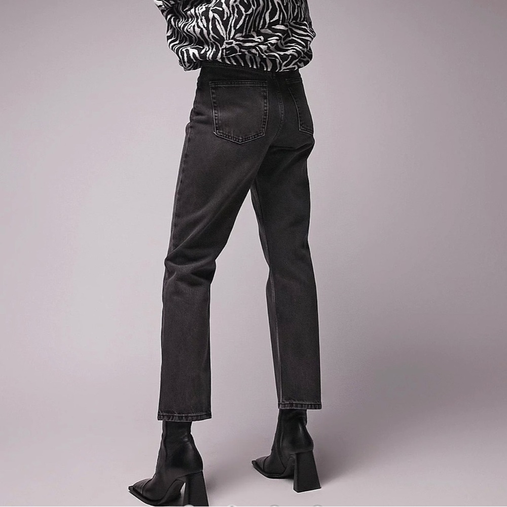 Topshop jeans in washed black